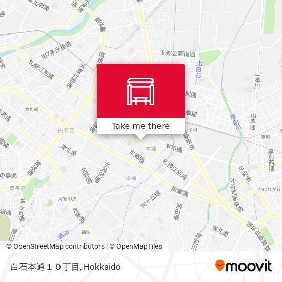 白石本通１０丁目 map
