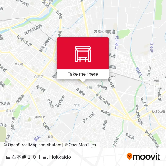 白石本通１０丁目 map