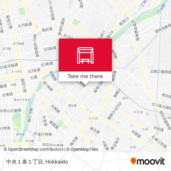 中央１条１丁目 map