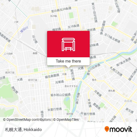 札幌大通 map