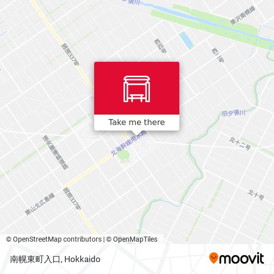 南幌東町入口 map