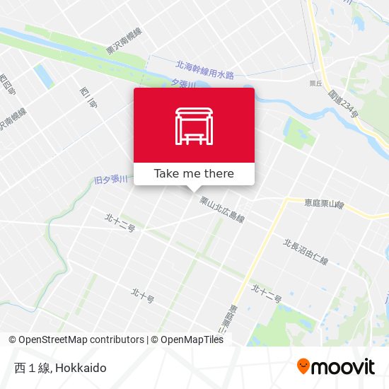 西１線 map
