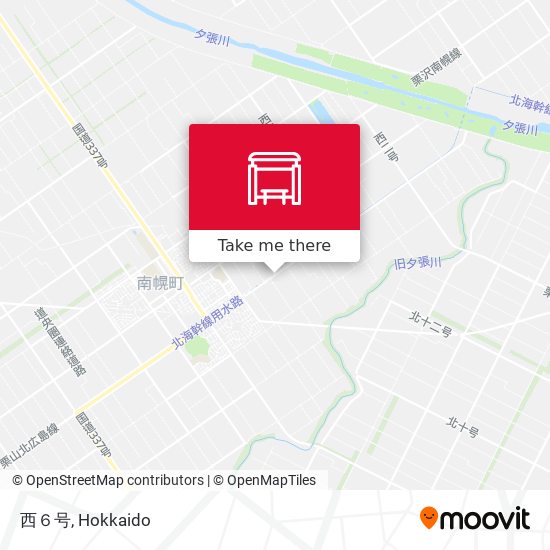 西６号 map