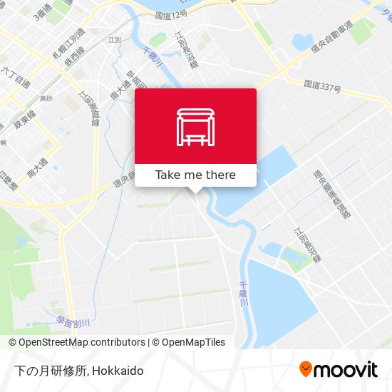 下の月研修所 map