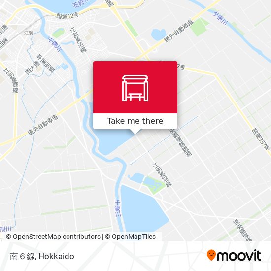 南６線 map