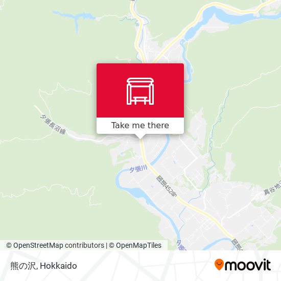 熊の沢 map