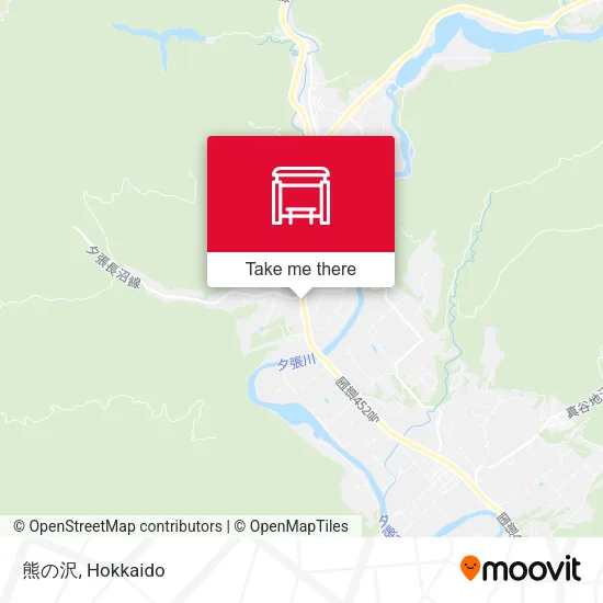 熊の沢 map