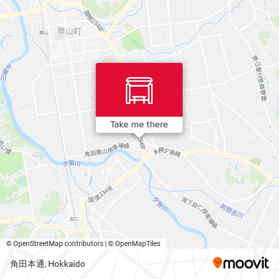 角田本通 map