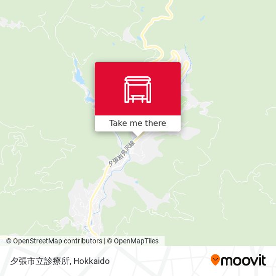 夕張市立診療所 map