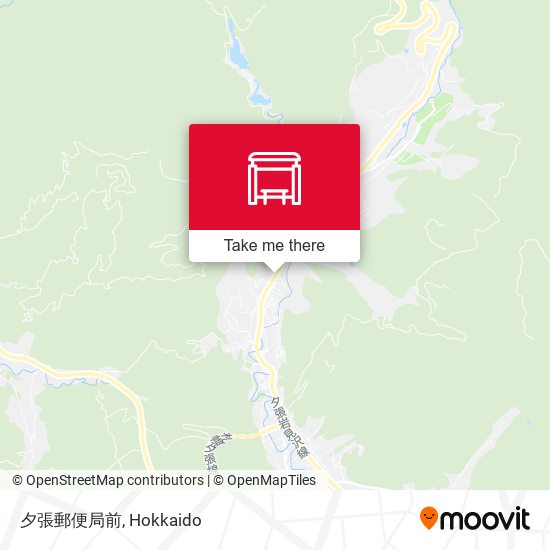 夕張郵便局前 map