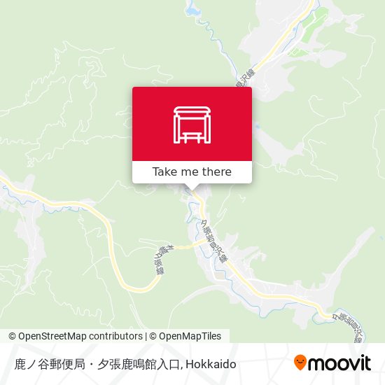 鹿ノ谷郵便局・夕張鹿鳴館入口 map