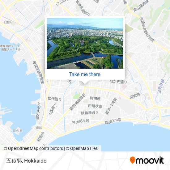 五稜郭 map