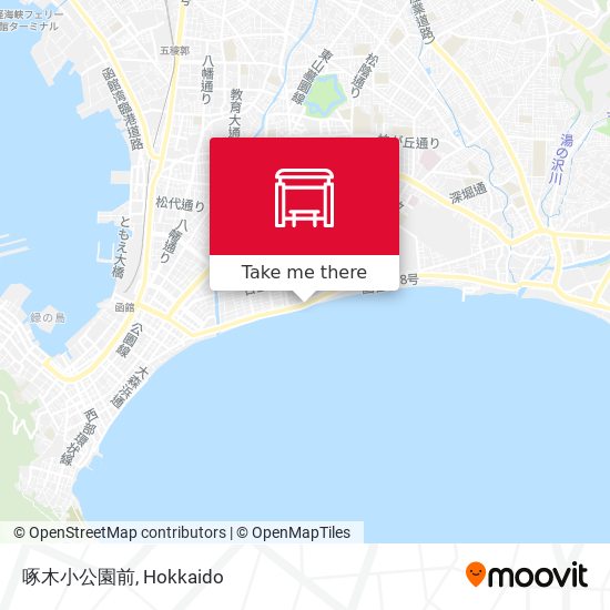 啄木小公園前 map