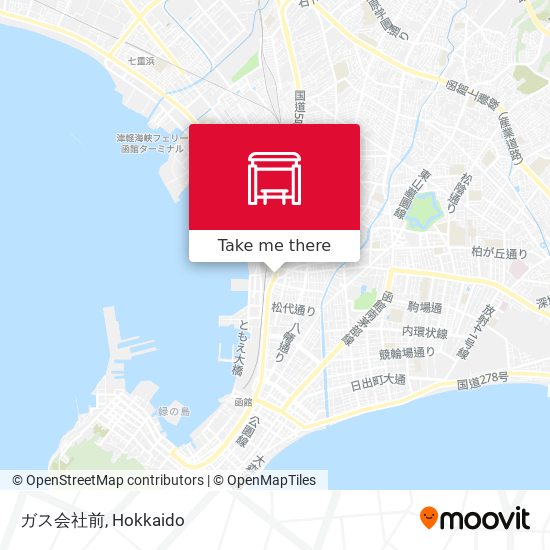 ガス会社前 map