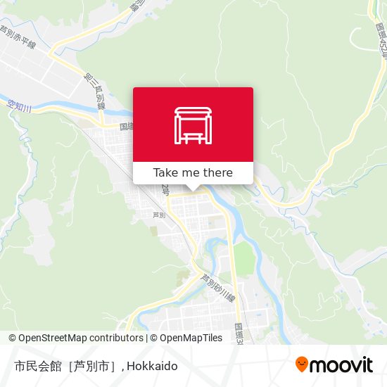 市民会館［芦別市］ map