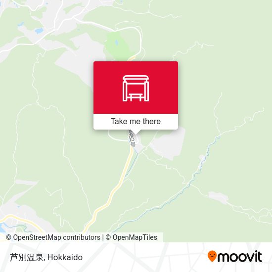 芦別温泉 map