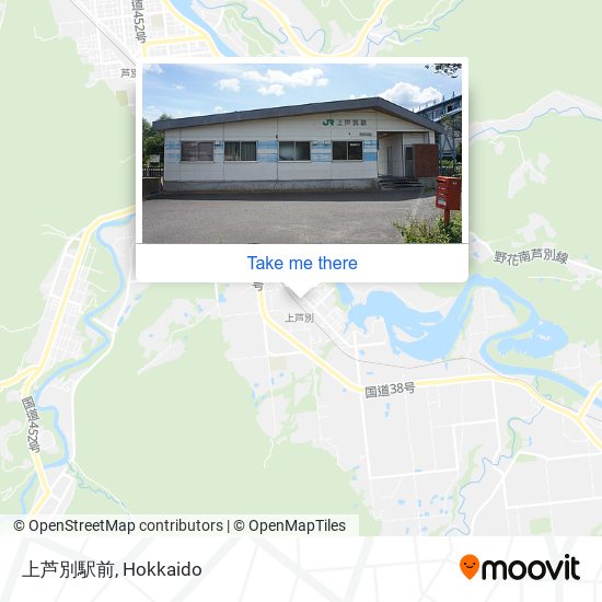 上芦別駅前 map