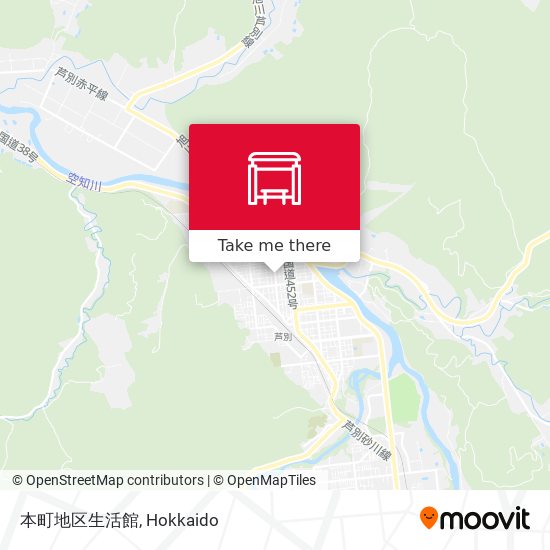 本町地区生活館 map