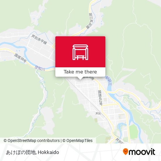 あけぼの団地 map