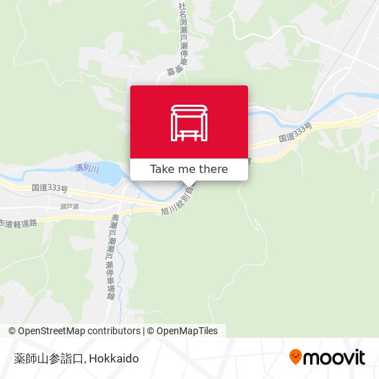 薬師山参詣口 map