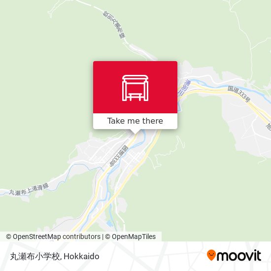 丸瀬布小学校 map