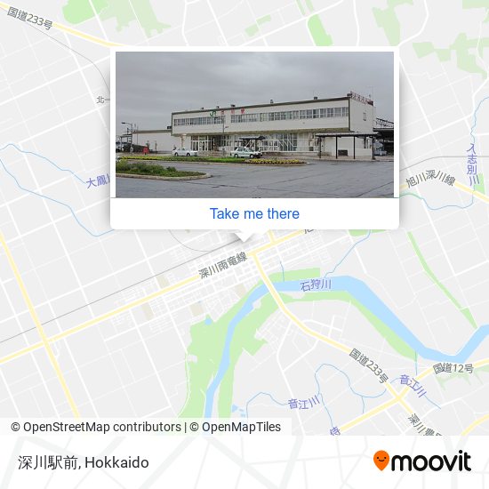 深川駅前 map