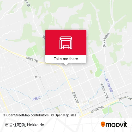 市営住宅前 map