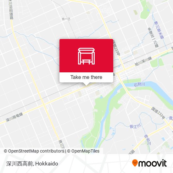 深川西高前 map
