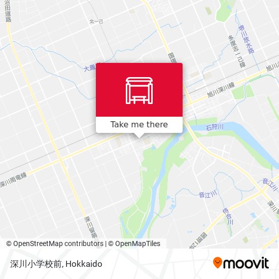 深川小学校前 map