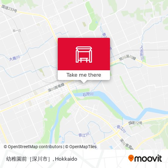 幼稚園前［深川市］ map