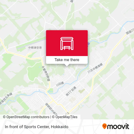 In front of Sports Center map