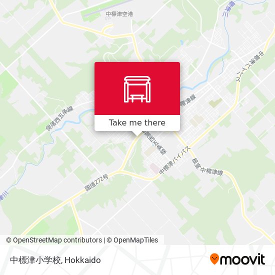 中標津小学校 map
