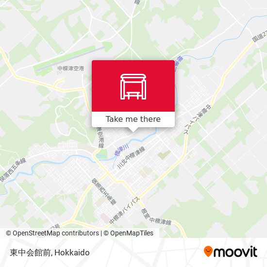 東中会館前 map