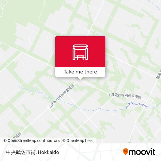 中央武佐市街 map