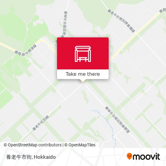 養老牛市街 map
