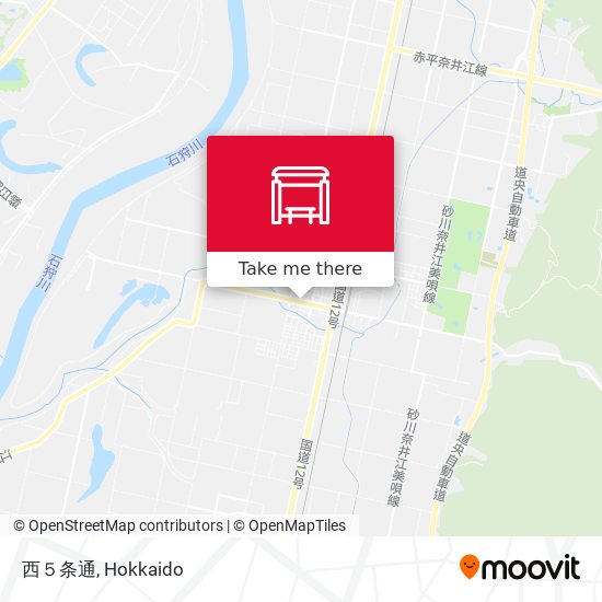 西５条通 map