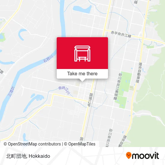 北町団地 map