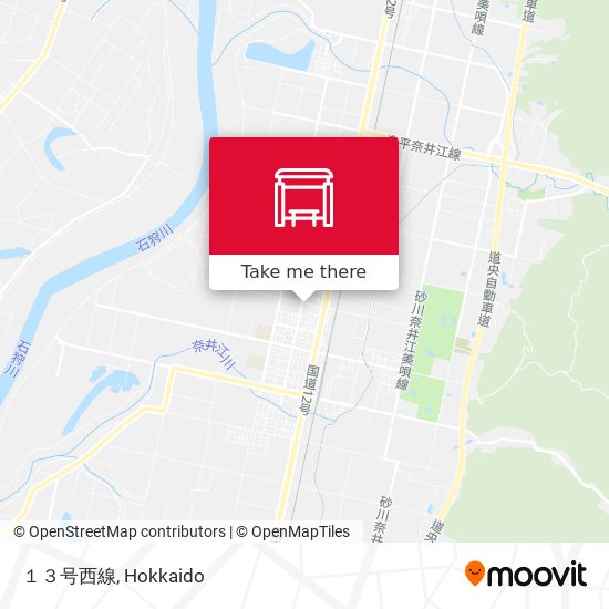１３号西線 map