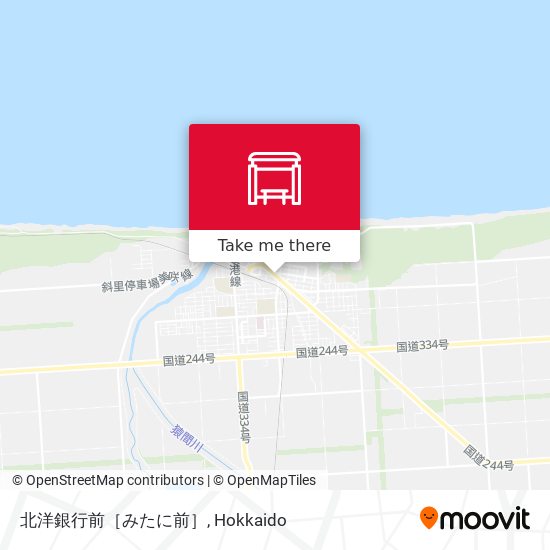 北洋銀行前［みたに前］ map