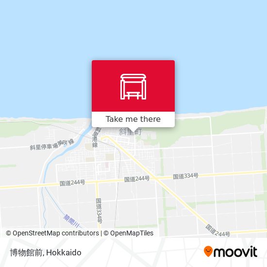 博物館前 map