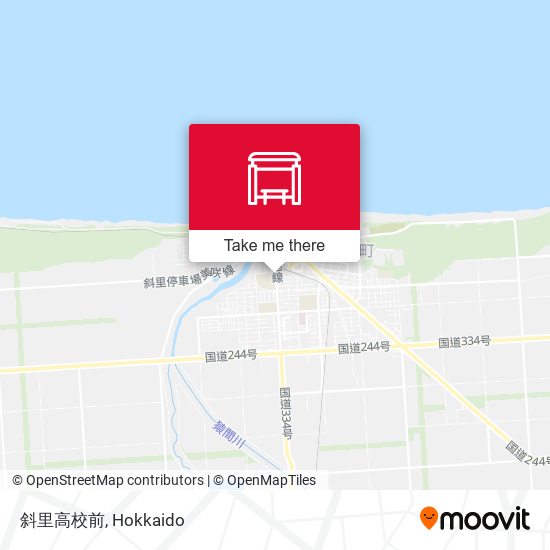 斜里高校前 map