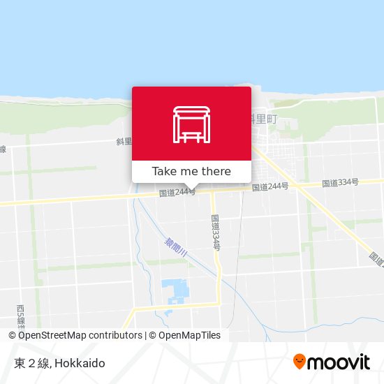 東２線 map