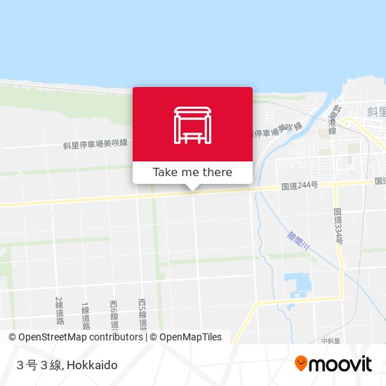 ３号３線 map