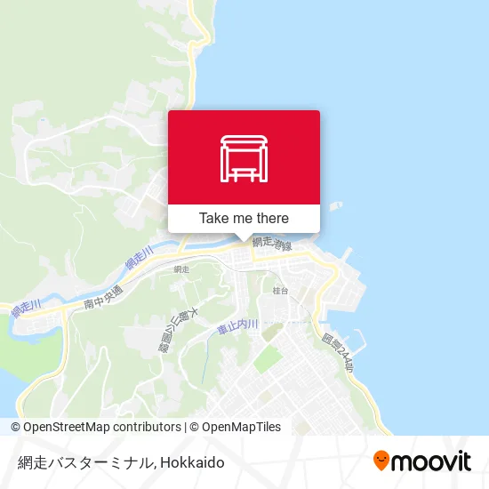 Abashiri Bus Terminal map