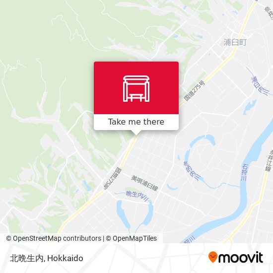 北晩生内 map