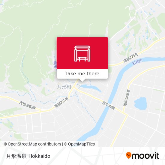 月形温泉 map