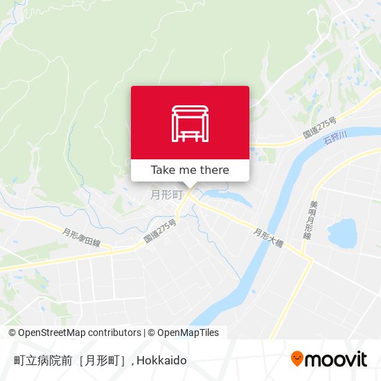 町立病院前［月形町］ map
