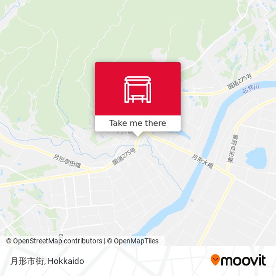 月形市街 map