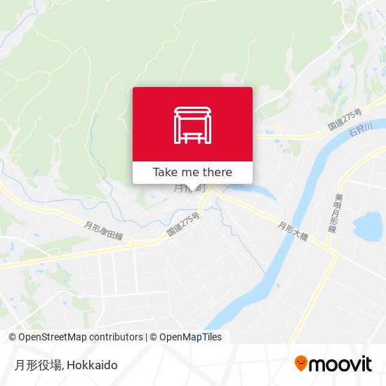 月形役場 map