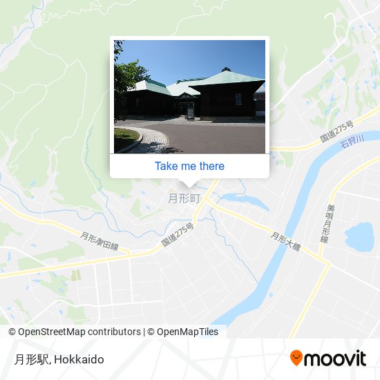 月形駅 map